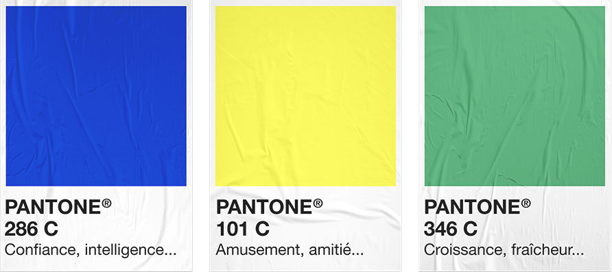 Charte couleur pantone