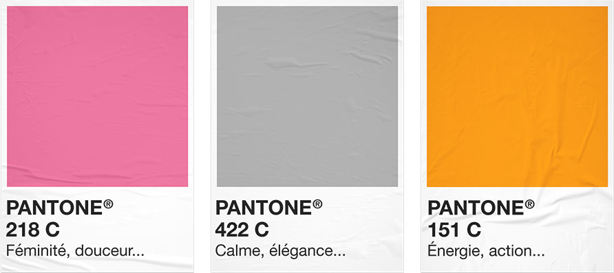 Charte couleur pantone