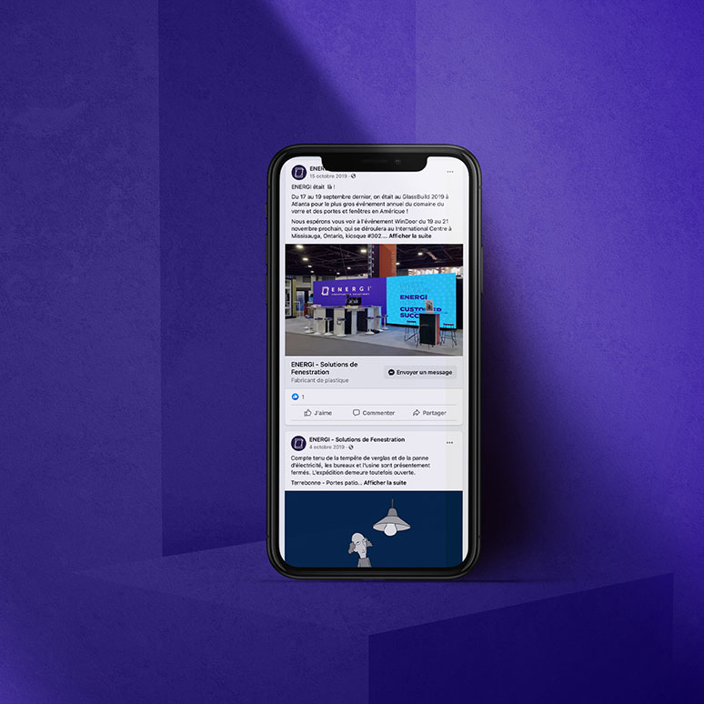 Publication réseaux sociaux